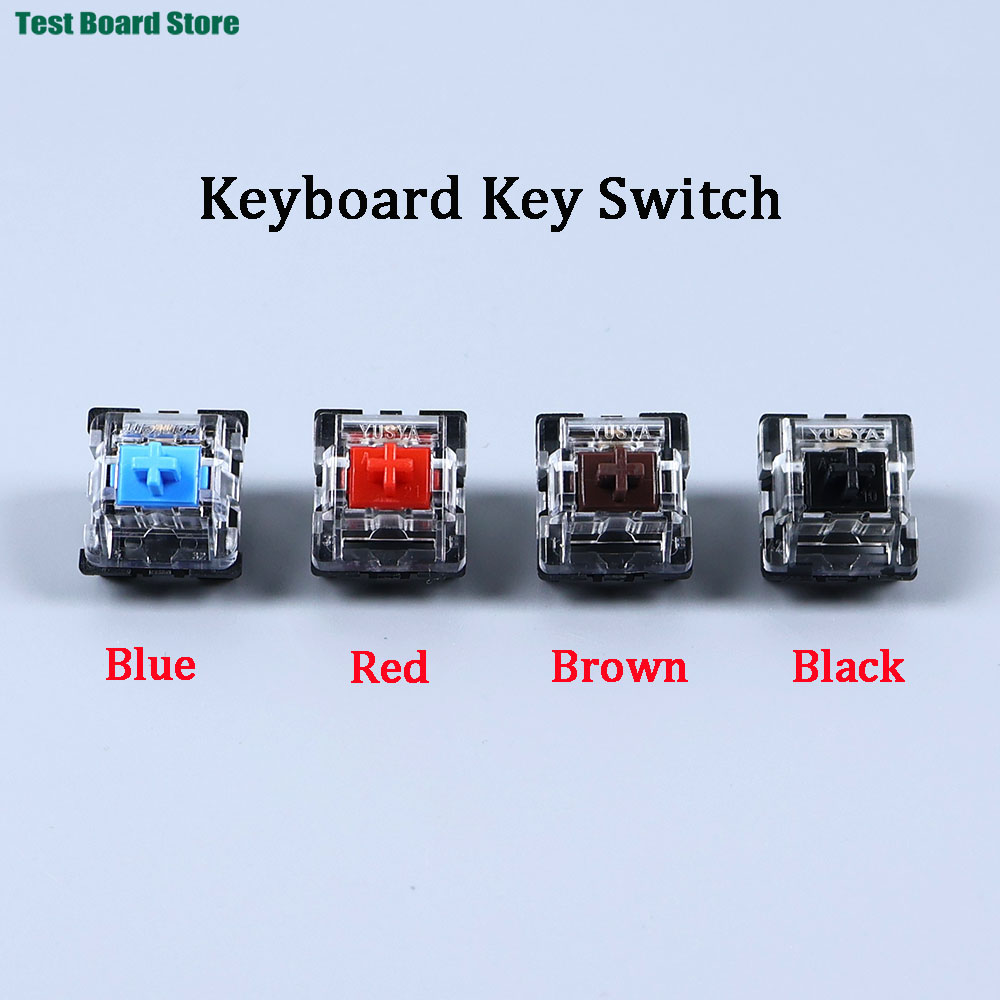 Keyboard Gaming Transparent - สวิตช์คีย์บอร์ดแบบเสียงเงียบ 2 พิน คลิกได้ ตอบสนองแบบเชิงเส้น สำหรับคีย์บอร์ดแบบมีไฟพื้นหลัง