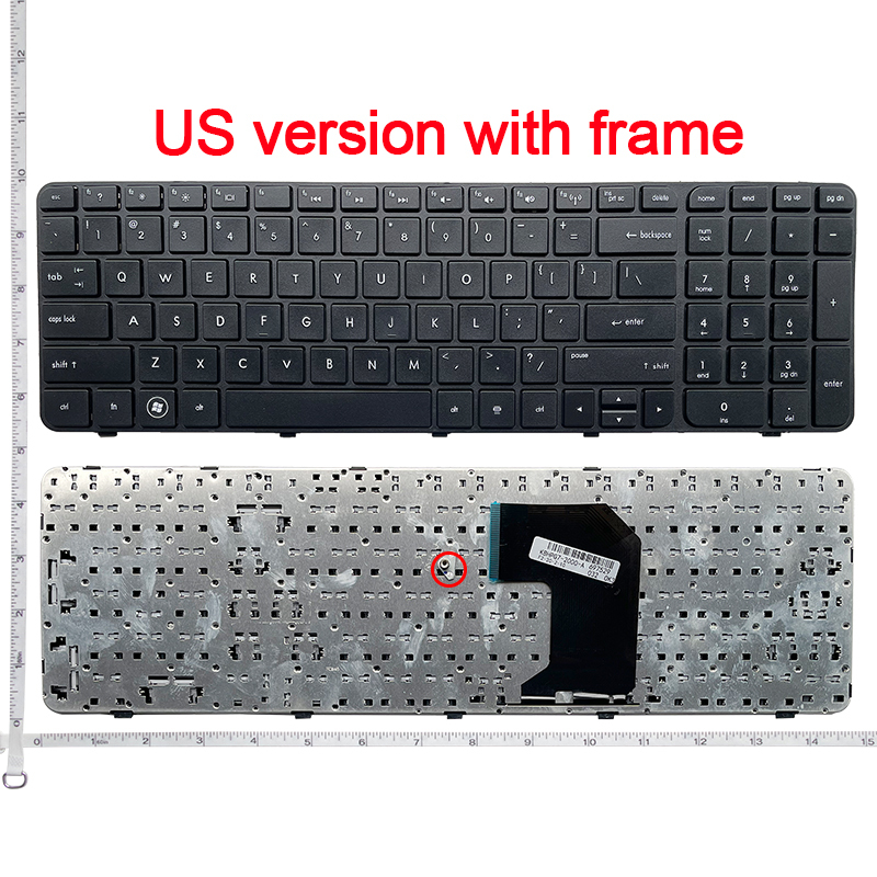 Gaming Keyboard Hp - SP/FR/US/RU แป้นพิมพ์สําหรับ HP Pavilion G7-2000 2100