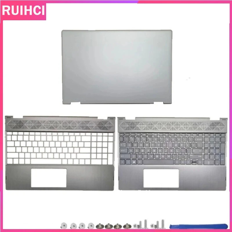 Gaming Keyboard Hp - ใหม่สำหรับเอชพี พาวิลเลี่ยน X360 15-CR TPN-W132 จอแอลซีดีฝาครอบด้านหลังที่วางฝ่ามือเคสบนแล็ปท็อปเปลี่ยนคีย์บอร์ด