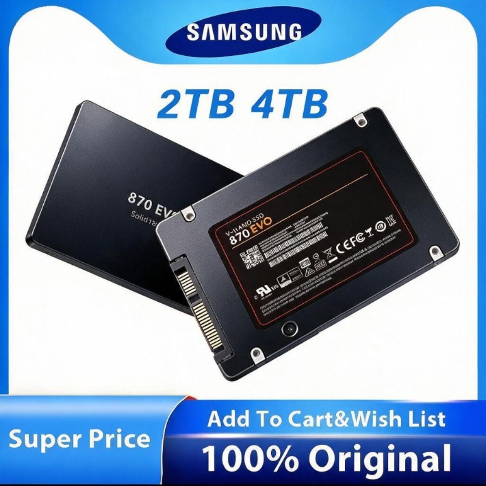 Samsung Ssd Evo 870 - SSD แท้สำหรับ Samsung 870EVO ไดรฟ์โซลิดสเตต 500GB