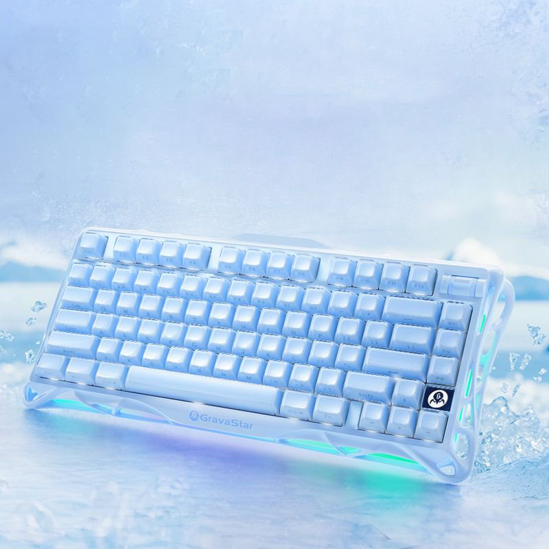 คีย์บอร์ดเกมมิ่ง GravaStar Mer - Keyboard Gaming Transparent บทวิจารณ์และราคา