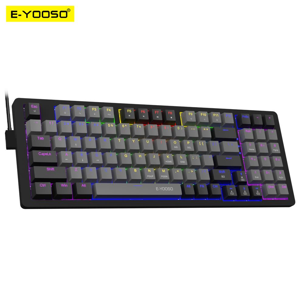 E-YOOSO Z94 USB คีย์บอร์ดแบบมี - Gaming Keyboard Budget บทวิจารณ์และราคา