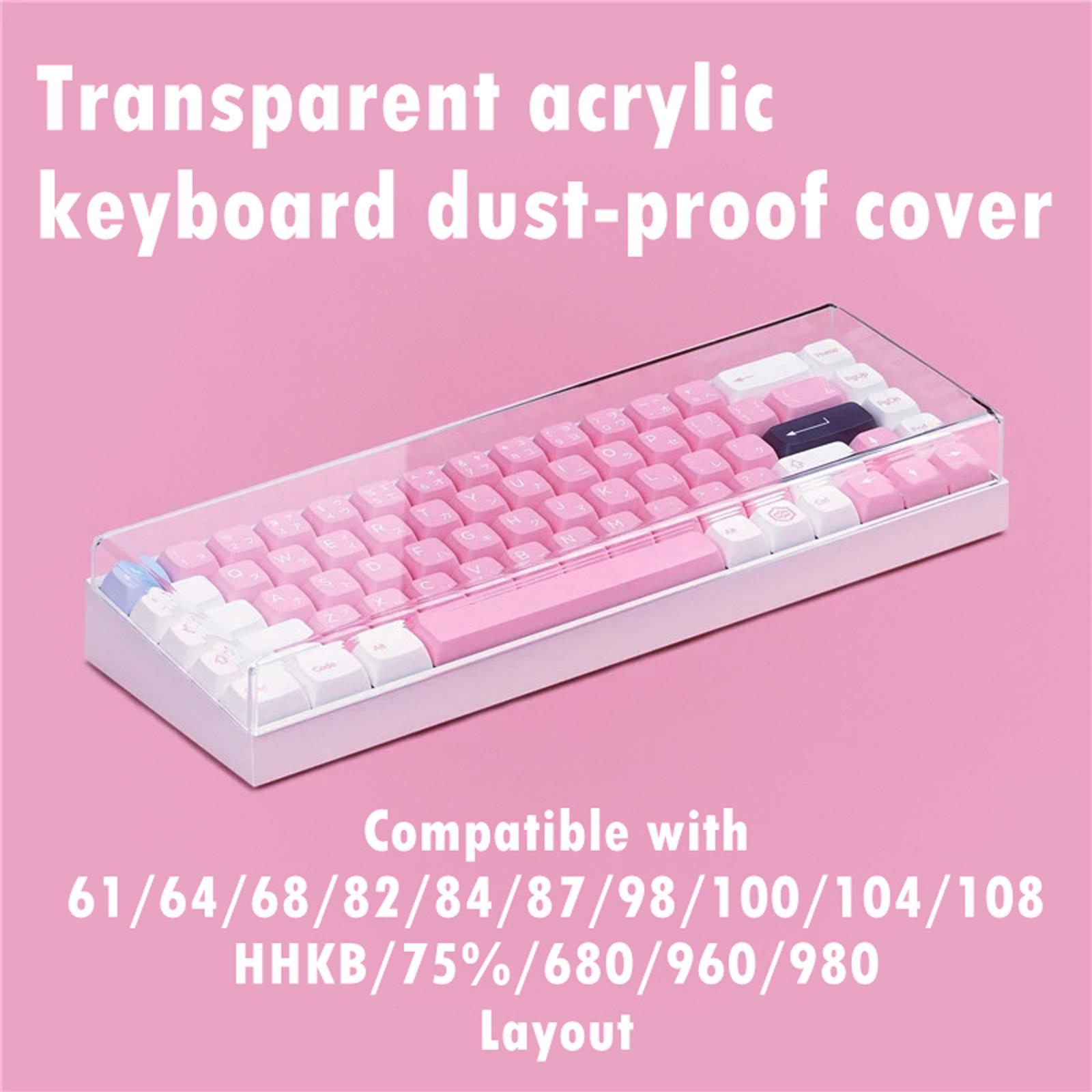 108 คีย์คีย์บอร์ดฝุ่นอะคริลิคโ - Keyboard Gaming Transparent บทวิจารณ์และราคา