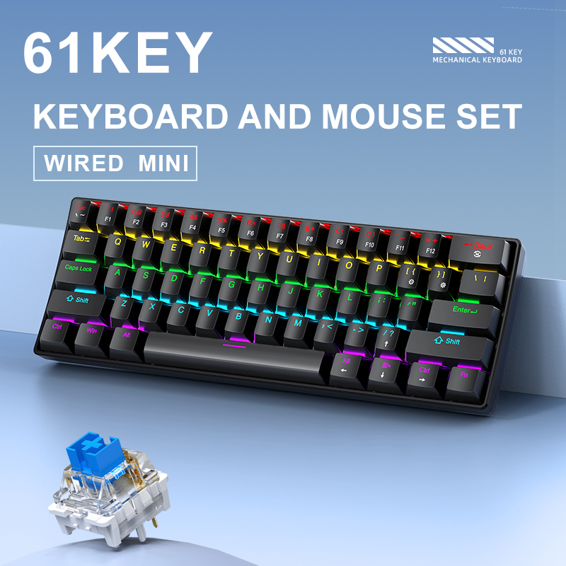 APAYADO K61 Mini Mechanical Ke - Gaming Keyboard And Mouse For Xbox บทวิจารณ์และราคา