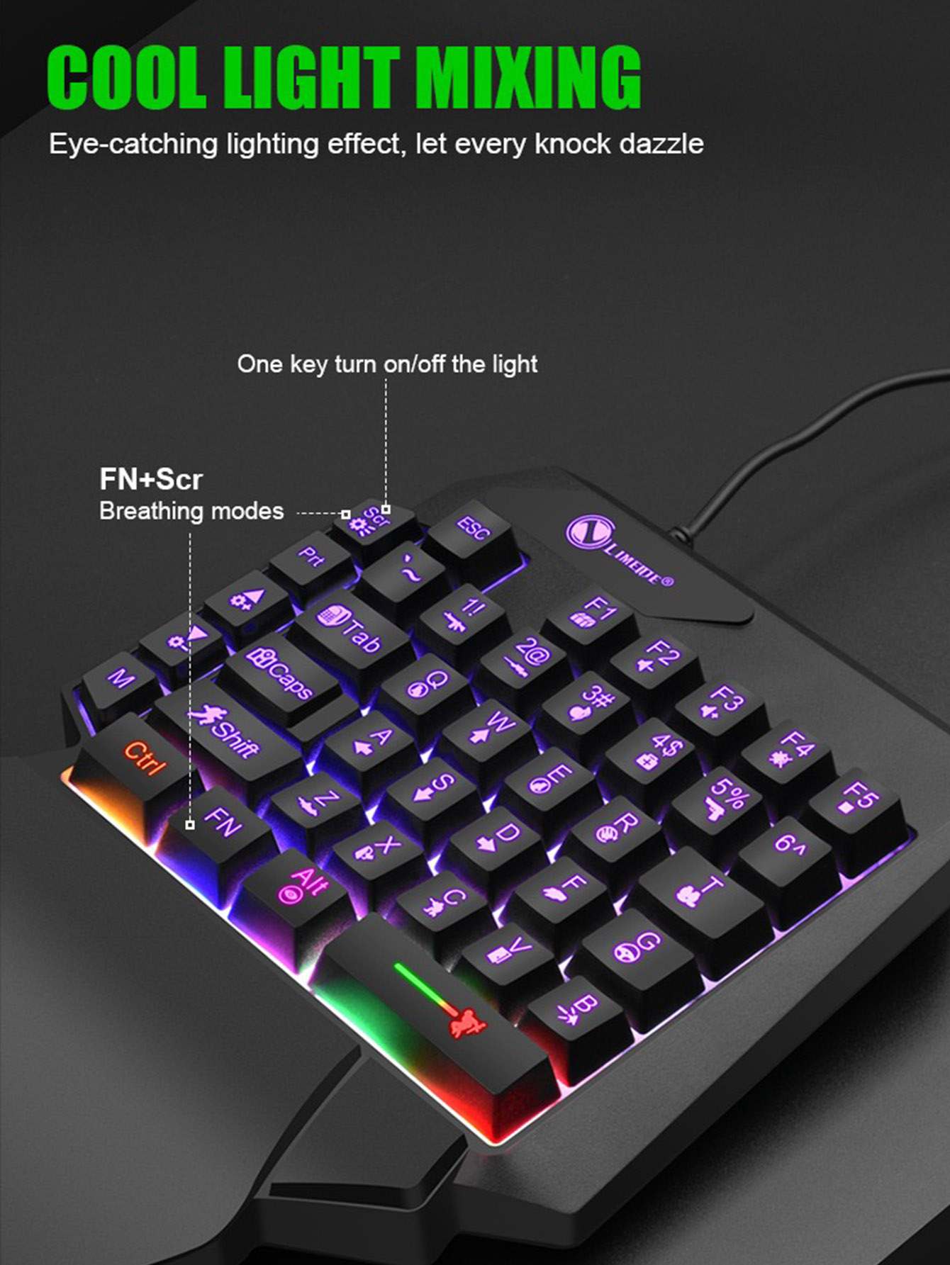 คีย์บอร์ดเกมมิ่งแบบมีสายสำหรับ - Gaming Keyboard And Mouse For Xbox บทวิจารณ์และราคา