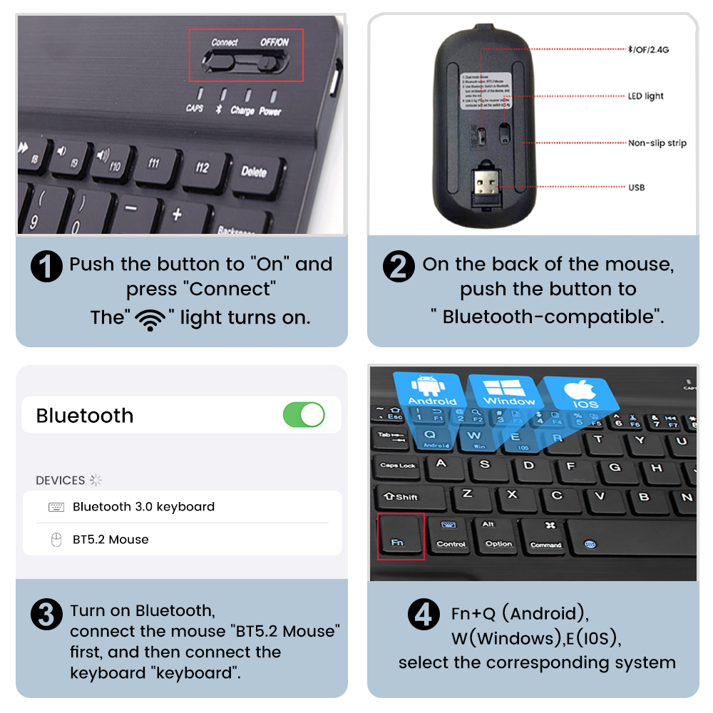 คีย์บอร์ดไร้สายภาษาสเปนภาษาฝรั - Gaming Keyboard And Mouse For Xbox บทวิจารณ์และราคา