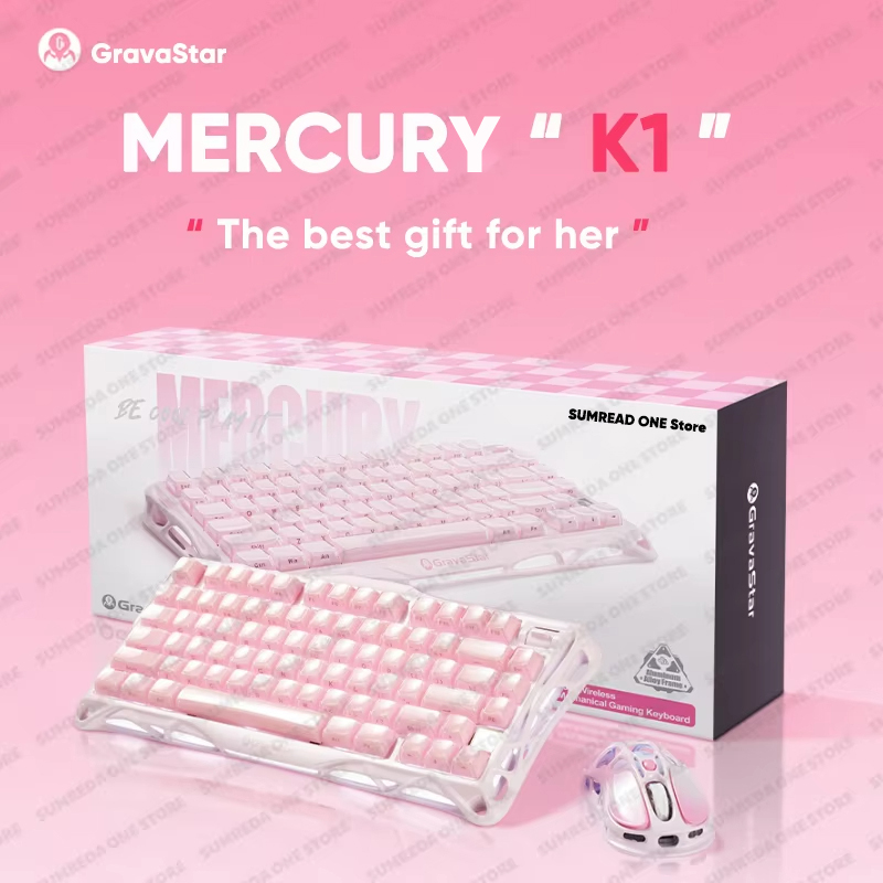 กราวา สตาร์ เมอร์คิวรี K1 คีย์ - Keyboard Gaming Transparent บทวิจารณ์และราคา