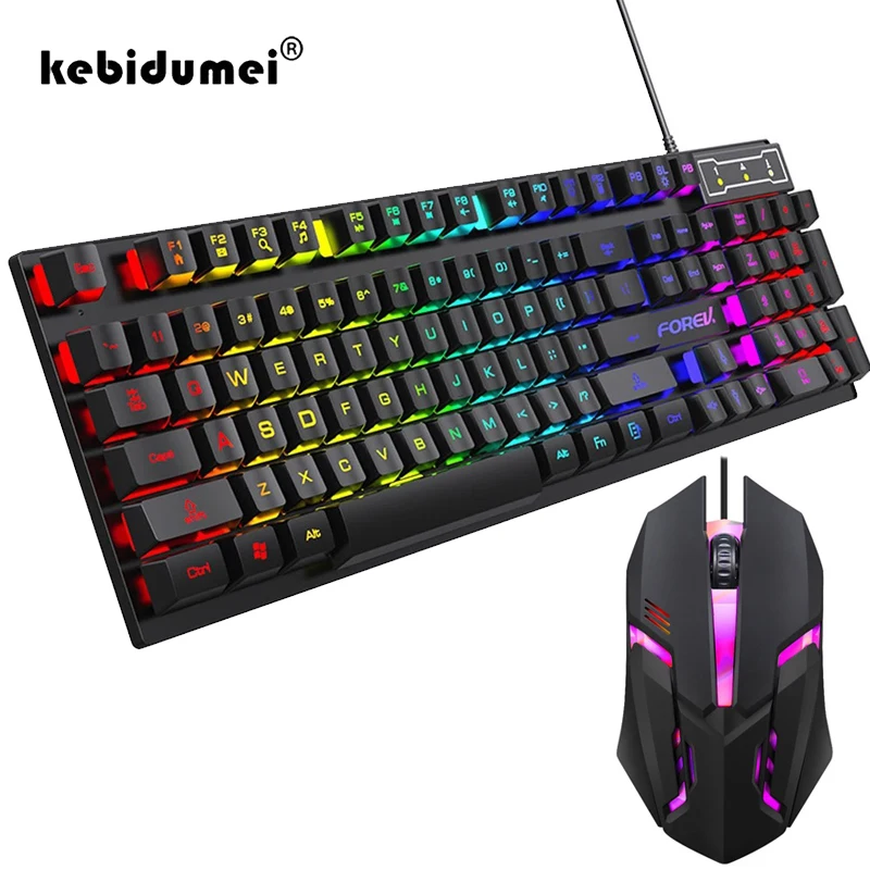 104 คีย์แบ็คไลท์คีย์บอร์ดแบบมี - Gaming Keyboard And Mouse For Xbox บทวิจารณ์และราคา
