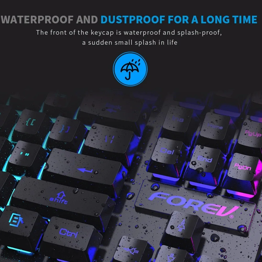 104 คีย์แบ็คไลท์คีย์บอร์ดแบบมี - Gaming Keyboard And Mouse For Xbox บทวิจารณ์และราคา