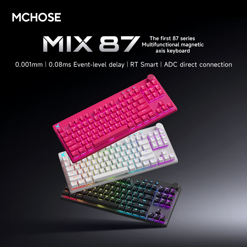 Mchose Mix87 สวิทช์แม่เหล็กคีย - Keyboard Gaming Transparent บทวิจารณ์และราคา