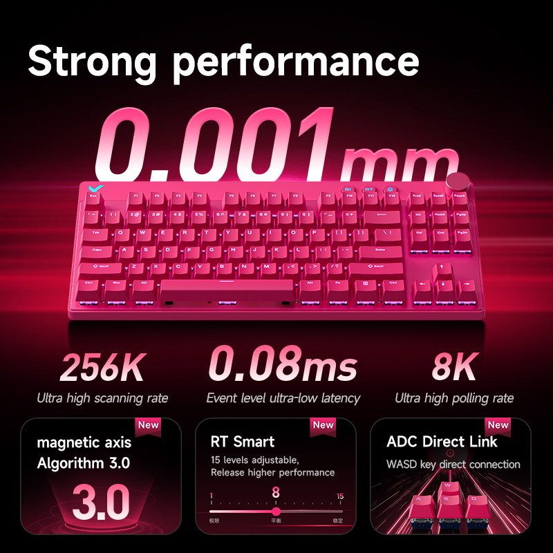 Mchose Mix87 สวิทช์แม่เหล็กคีย - Keyboard Gaming Transparent บทวิจารณ์และราคา
