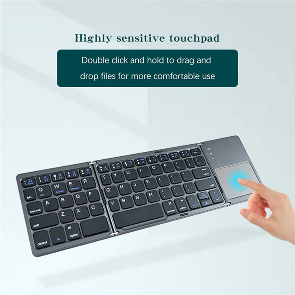 แบบพกพาพับคีย์บอร์ดมินิคีย์บอร - Gaming Keyboard Budget บทวิจารณ์และราคา