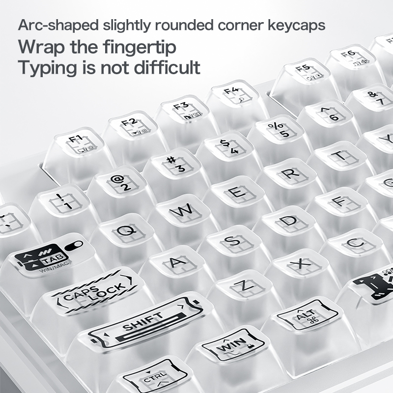 คีย์บอร์ดแบบมีสาย RGB โปร่งใส  - Keyboard Gaming Transparent บทวิจารณ์และราคา