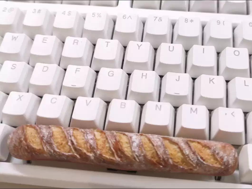 คีย์แคปรูปขนมบาแกตต์ - คีย์แคป - Gaming Keyboard Mechanical บทวิจารณ์และราคา